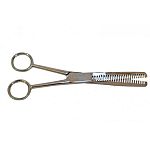 The Metalab Thinning Shears for Horse Manes are designed to be used before banding to thin your horse's mane and make banding easier. Gives your horse's mane a clean, professional look when banded. Shears thin out hair easily and effectively.