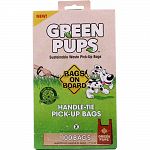 Green-pups environmentally freindly technology makes these bags biodegrade faster than regular plastic Made with a blend of compostable and organic polymers Pine-fresh scent + odor control No added metals No added color