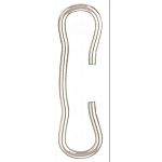 Weaver Leather's Nickel Plated C Style Bucket Hook has a high quality nickel finish and is made of strong steel. This bucket hook is design to last. Size of hook is 4.5 inches long.