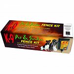 The Zareba K-9 Pet and Garden Fence Kit contains everything you need to install a quick and easy electric fence. This is just the right size to keep small animals out of a yard or garden.
