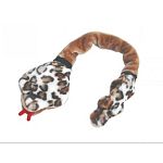 This snake dog toy is big and has a squeaker in it's tail.  What sets Dr. Noys' Material Dog Toys apart from the plush toy pack? It's the quality and the ease at which the squeaker can be replaced and / or removed. Large