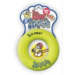 Talk about a rockin' and rollin' good time, these tennis ball-like fetch toys make a terrific squeak no matter where you squeeze them! Great fun at the pool, beach or lake. They float. Donut style.