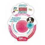 The Kong Puppy Flyer is perfect for a game of fetch and catch. A fun exercise for you and your new pal. Accurate flight, soft catch, flexible yet durable. Kong natural rubber is the world’s best flexible, rubber flying disc. Sized especially for puppies.