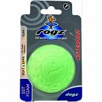 Bounce and fetch toy Floats Safe soft foam technology Bite-o-meter rating of 3 out of 5 (medium)
