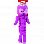 Bend, twist and shake for squeaky fun Strong fleece cleans and polishes teeth Ideal for interactive or solo play Designed for light/moderate chewing
