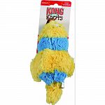 Internal knotted rope satisfies natural insticts Soft and durable Minimal stuffing Designed for light/moderate chewing Squeaker toy