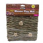 Combines a sisal mat with dye-free wooden chews to provide your small pet with the perfect gnawing activity. Encourages much needed activity and exercise and keeps your pet s teeth trim and healthy. Simply place the mat in your pet s cage and watch as the