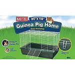Easy to assemble, easy to clean home for guinea pigs or dwarf rabbits. Features chew proof latches designed to keep pets safe and secure. Large front door for easy access to your pets. New base and wire technology ensure added security and durability.