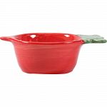 Ideal for gerbils, hamsters, and other small animals 3 inch bowl Made of ceramic and lead-free paint Dishwasher safe