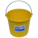 Pials are hefty and hardy with thicker sidewalls. When filled to capacity they hold their shape without wobble or flex. 10-quart best quality polyethylene. 10 qt.