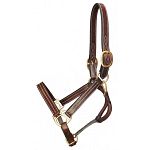 Gatsby Leather Company. This is the Classic Adjustable Leather Halter. Made of a supple, pre-conditioned leather. It is crafted in a 1
