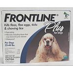 Waterproof, fast-acting and effective, the FRONTLINE Plus flea and tick treatment for dogs kills all present fleas and ticks quickly. Works great to control infestation on your dog or in your home. One treatment lasts approximately one month.