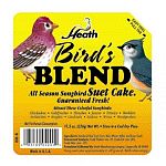 All season song bird blend suet cake. Ideal for all seed and suet eating birds. Guaranteed Fresh. Attract many colorful songbirds to your yard. 11.5 oz. each -sold economically in case of 12.