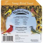 Blended suet and Grains. High Fat Content for year round feeding. Each cake is 9.25 oz. Sold in case of 16. Guaranteed Fresh. Promotes a healthy and enjoyable backyard habitat.