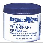 The Original equine first-aid cream compounded from stabilized aloe vera. Use for minor cuts, abrasions, minor burns, skin irritations, cracked heels & chapped skin. Contains allantoin, vitamins E, A, D & C, wheat germ oil & purified lanolin.