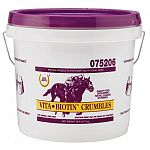 VITA Biotin Crumbles for horses by Farnam gives your horse the required Biotin that it needs to help keep hooves healthy and also helps your horse to metabolize carbohydrates, fats and proteins in their body. Great for all horses including pregnant mares.