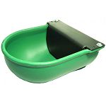 Excellent all purpose water bowl...especially for horses. Large capacity drinking area and durable construction. Poly float chamber cover and adustable water depth. Optional mounting plate available.