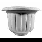 Must have planter for your deck, patio, poolside and entry Two-piece construction with optional punch-out drain holes. Made in the usa