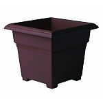 14 inch x 14 inch x 13 inch Designed with classic lines in a variety of shapes and sizes Features a deep root zone, helping plants stay vibrant and healthy 18 dry quart soil capacity Made in the usa