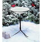 This plastic Bird Bath is designed to keep water ice-free all winter long, and has been tested in -20F conditions. The unit is thermostatically controlled, and 20
