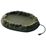 This sand coated oasis birdbath has a built in heater and can be used in all four seasons. The heater is thermostatically controlled to operate only when necessary, making it very economical to operate. One year warranty.