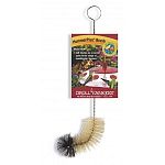 The popular HummerPlus Brush feeder brush is a natural bristle brush that won't scratch feeders Features a curved design which cleans interior curves of hummingbird feeders. 9 inches