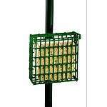 The Suet Feeder with Pole Clamp attaches easily and securely to a pole for bird feeding. Made with heavy guage wire to be heavy duty and durable. This suet feeder is available in single or double suet cake capacity. Includes a snap-in handle.