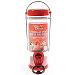 Attracts cardinals, chickadees, nuthatches and other outdoor pets. Polycarbonate tube is uv stabilized , and will not crack or yellow. Ports, base and cap are metal to deter squirrels from chewing. Stainless steel bail wire. Durable color finish.