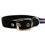 Hamilton s Deluxe dog collar is made from double thick premium 1 inch nylon and the finest and strongest hardware available.Deluxe Double Thick Dog Collar