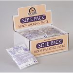The Sole Pack Hoof Packing relieves dry, hard, sore hooves, while combating bacterial and fungal infections. It also treats white line disease. Sole Pack Hoof Packing is extremely effective in maintaining the natural pliability of the hoof.