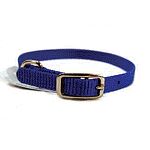 3/8 inch wide Dog collar. Attractive Nylon Dog Collar in multiple colors. Tongue Buckle. Made by Hamilton Pet - the leader in dog collars. Classic style dog collar - almost indestructable. Perfect for keeping your pet in trendy colors.