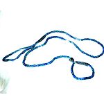 This combo-slip lead is great for show, travel or just a quick walk. Casual and smooth, this delightful leather collar/nylon leash combination is both pleasing to the eye and your pocketbook.  Sizes: 3/8 x 6 feet