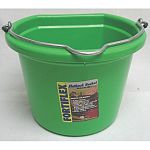 Our tried and true fortiflex flat back buckets in the 8 quart size are a favorite among horse owners, farmers and homeowners. Made with fortalloy rubber-polyethylene blend for exceptional strength and toughness even at low temperatures.