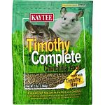 Timothy Complete Diet is specially formulated for chinchillas, guinea pigs and rabbits. This tasty diet may be given daily because it contains timothy hay and other essential nutrients. Pellet form and helps aid digestion in your small pet.
