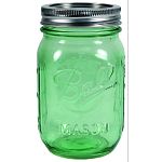 Ideal for fresh preserving recipes such as salsas, sauces, relishes and pie fillings Famous glass jars and closures go beyond fresh preserving to help you with serving, creative d cor and gift giving Classic ball graphics with vintage green color Made in