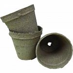 The jiffy all natural, pre-formed round pots make starting and handling plants fast and easy. Bottom holes improve root development and afford better drainage for your plants. These pots also help to minimize shock when transplanting. Fill the pot with mi