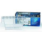 The Three-Way Breeder is ideal for egg-laying fish, yet is also suitable for livebearers. The Three-Way Breeder was engineered with wide-slotted side vents to promote water circulation that furnishes oxygen and fresh water to the fry.