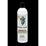 Removes yellow stains from hair and leaves a brilliant shine. Blacks look blacker, whites are whiter and everything in between feels silky, looks shinny and smells good. 16 oz.