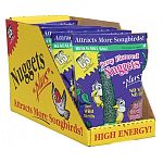 Nuggets plus nuts. High-energy suet base nugget. Nuggets can be fed alone on a platform feeder, or they may be used in traditional feeders when mixed with 5 to 10 lb. of wild birdseed. No waste, no mess. Resealable bag. 27 oz.