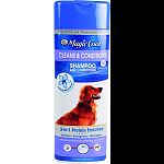 Specially formulated to clean & condition coat in one easy step. Protein enriched formula helps detangle knots and mats while moisturizing coat. Works for all coat types. Use alone or with grooming tools. For dogs only. Made in the usa.