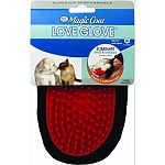 Ideal for all coat types Features soft flexible rubber tips that gently lift dirt, dust, and dead hair from your pet s coat Stimulates and massages skin Lifts hair from furniture, fabrics & carpets Fits any size hand!