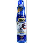 Keep dogs coat and skin clean and free of dead hair, dirt, dust and matting Designed specifically to whiten, brighten and enhance coat Continuous spray-on shampoo works for all coat types Use alone or with grooming products One-handed, 360 degree spray ac