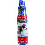 Keep dogs coat and skin clean and free of dead hair, dirt, dust and matting Designed specifically to work best for tangles and mats Continuous spray-on shampoo works for all coat types Use alone or with grooming products One-handed, 360 degree spray actio