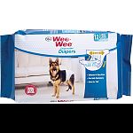 Double-stitched for tighter fit and leak guard protection Fur-safe, flex-fit waist band and repositioned tail opening Unbleached, chlorine and dye-free Comfortable for all day usage