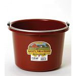 8 quart pail - Small, super durable pail is ideal for dairy, home, and many other uses.  Multiple Colors - Duraflex brand.