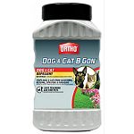 Repels dogs and cats. Stops them from scratching, bedding, spraying and foraging. Can also be used as a training aid for pets. Safe for use around people, pets and plants. Long lasting rain resistant formula.
