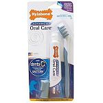 Specially formulated senior toothpaste with denta-c and calcium. Dual action toothbrush with rubber gum massagers that clean gums and helps prevent periodontal disease. Toothbrush features an angled neck for better reach, and high-quality nylon bristles t