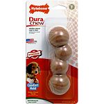 Occupies and entertains, with comfort hold - satisfies natural urge to chew For powerful chewers Discourages destructive chewing Bristles raised during chewing clean teeth and control plaque and tartar Made in the usa