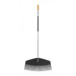 The right rake-specifically a Fiskars Leaf Rake-will transform the project into a fast, efficient and satisfying effort. The difference is in all of the unique design features. 24 inch rake head sized for moving a high volume of leaves with minimal effort