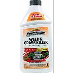 Non-selective herbicide that will kill any vegetation contacted Enters plants through leaves and moves down to the roots to ensure the entire plant is eliminated Has no soil activity and thus will not affect nearby untreated plants Makes up to 10 gallons